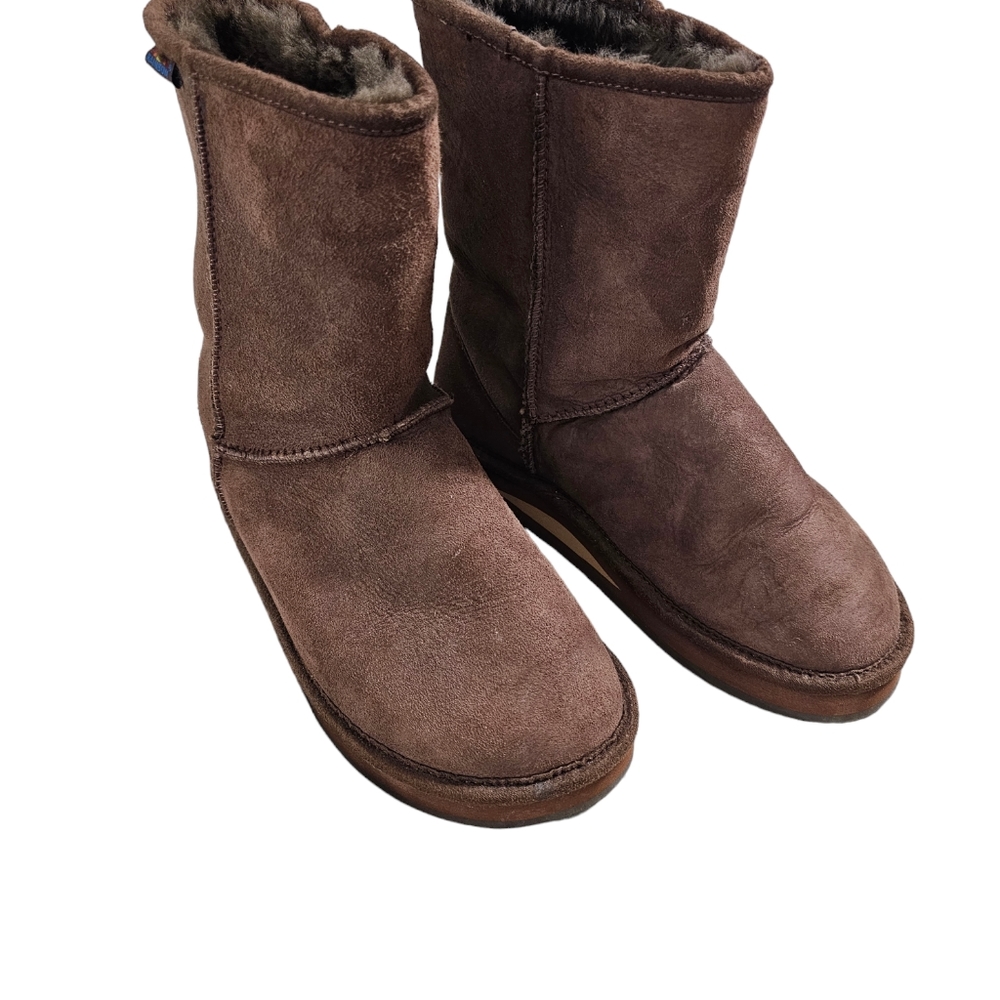 Rainbow sheepskin men's boots